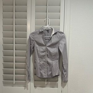 H&M Gray Button Down Shirt